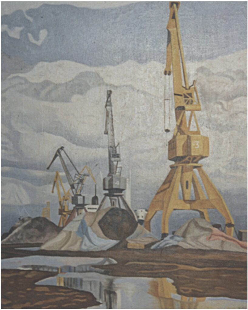 Grúas y puertos, José Cataluña del Castillo