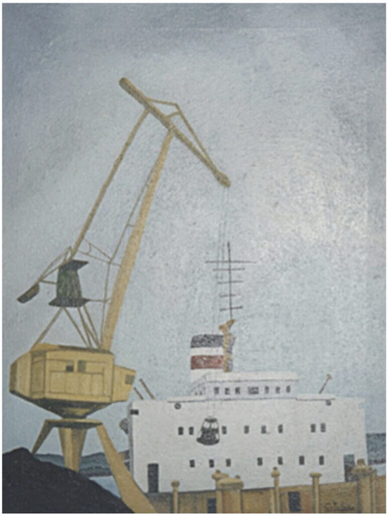 Grúas y puertos, José Cataluña del Castillo