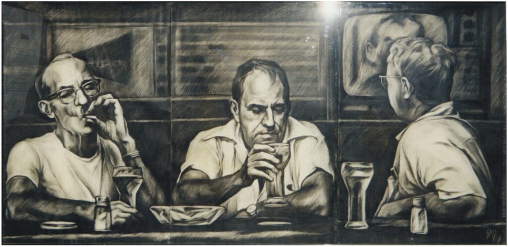 En en bar, Santiago Martínez