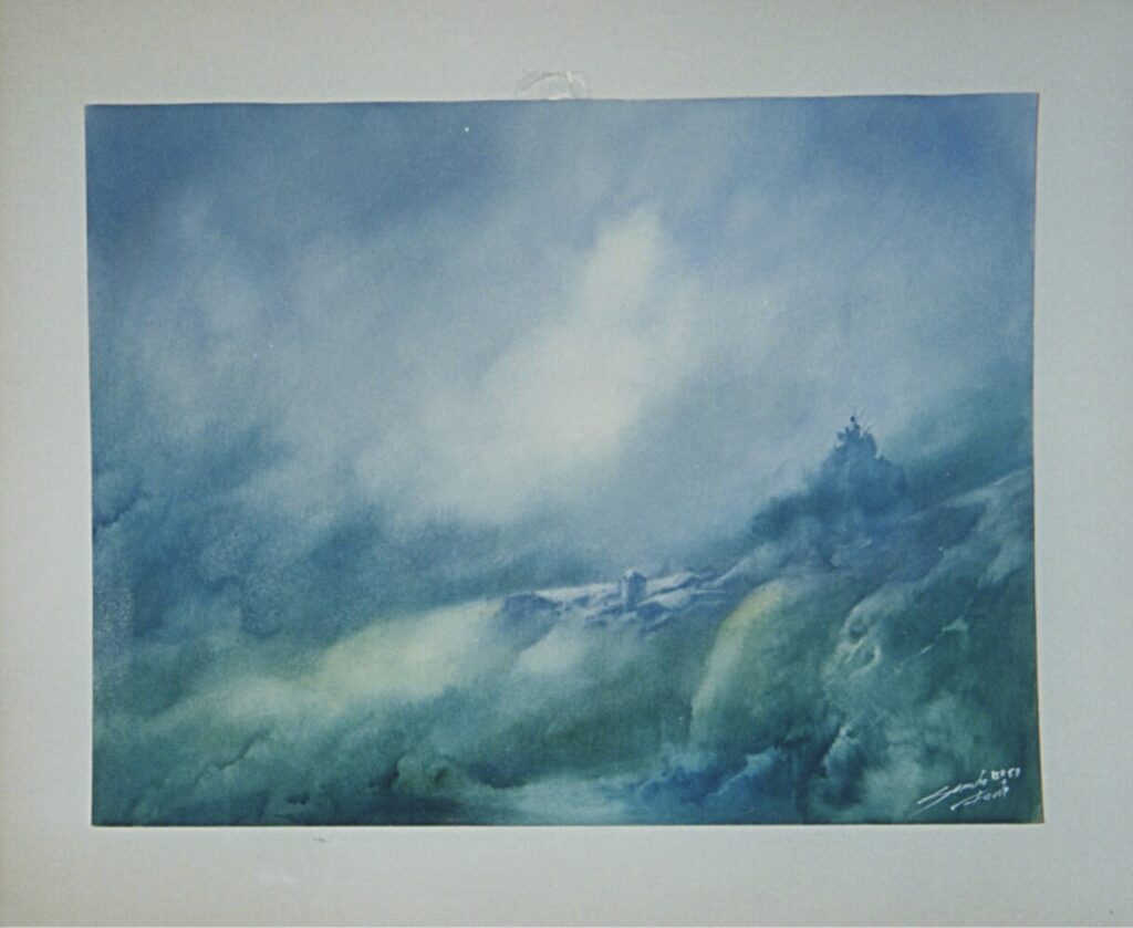 Paisaje de Olot, Pedro Sancho Fauste