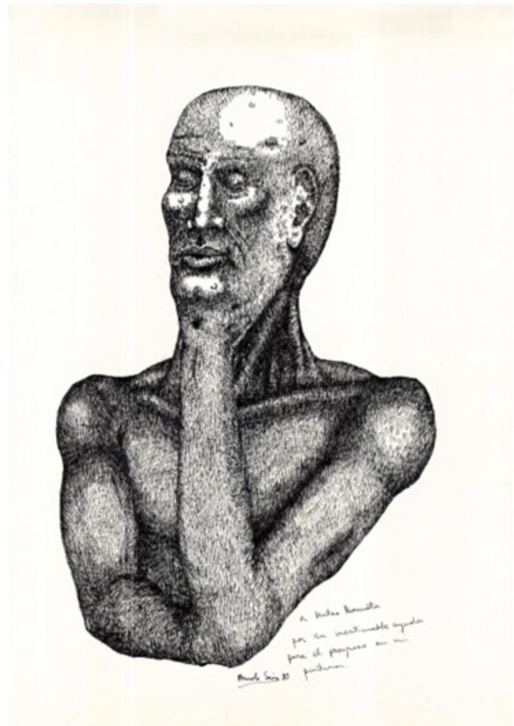 Autorretrato, Manuel Saiz